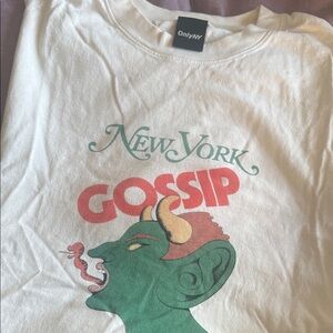 OnlyNY White Graphic Tee - Short Sleeve